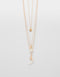 Multi-strand chain necklace