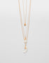 Multi-strand chain necklace