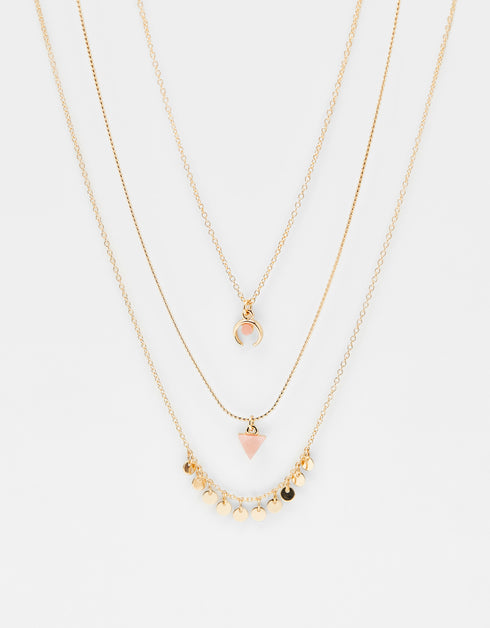 Set of chain necklaces