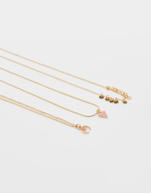 Set of chain necklaces