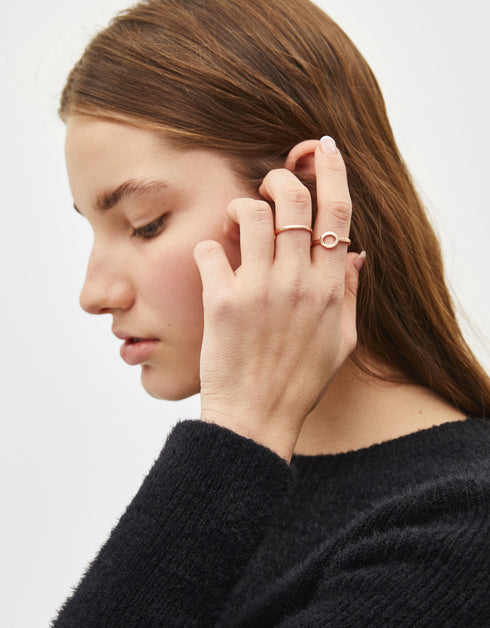 Set of diamanté rings