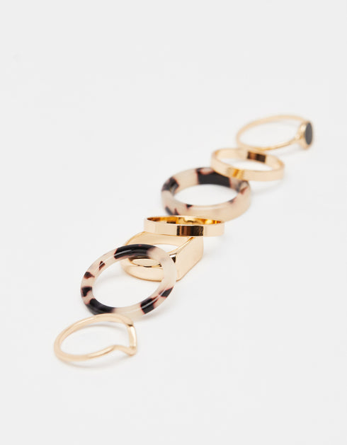 Set of combined rings