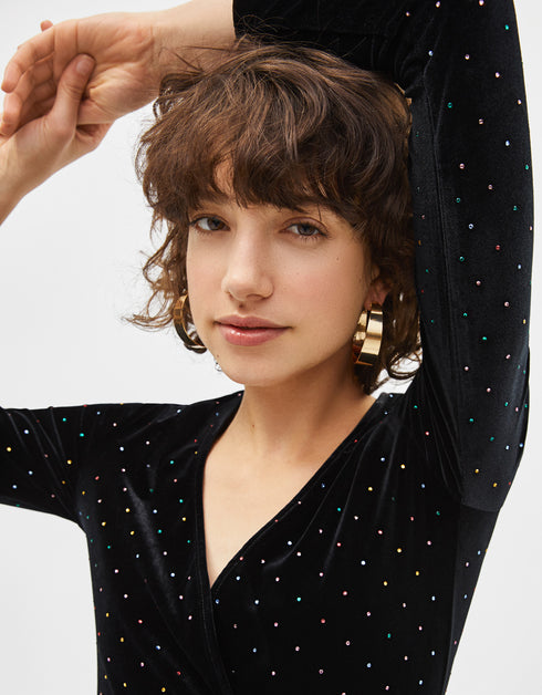 Set of hoop earrings