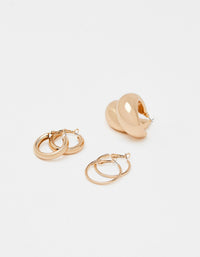 Pairs of hoop earrings