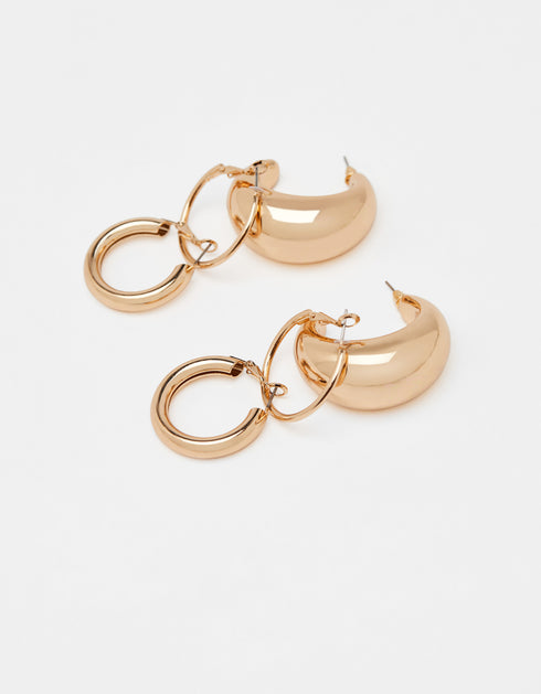 Pairs of hoop earrings